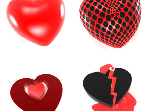 hearts 3D Модель