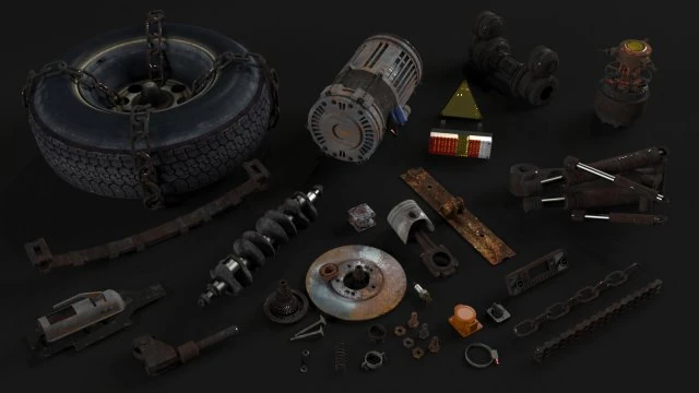 old details 3D Model .c4d .max .obj .3ds .fbx .stl .blend 