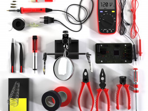 soldering kit 3D मॉडल