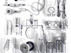 soldering kit 3D Model