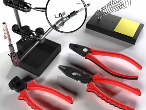 soldering kit 3D 模型