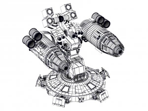 Turmverteidigung 3D Modell