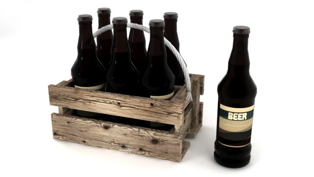 beer 3D Model .c4d .max .obj .3ds .fbx .stl .blend 