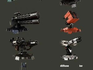 타워 디펜스 3D 모델