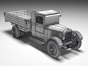 war truck Model 3D