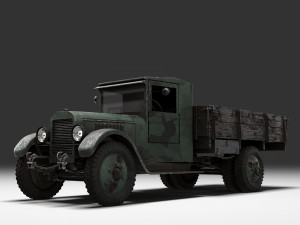 war truck Model 3D