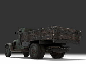 war truck Model 3D