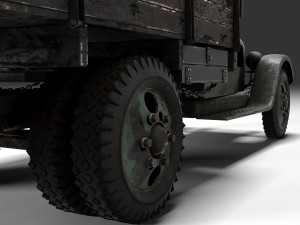 war truck Model 3D
