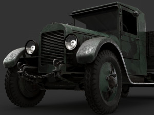 war truck Model 3D