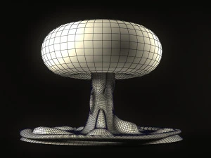 nuclear explosion 3D Model