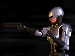 robocop-woman Model 3D