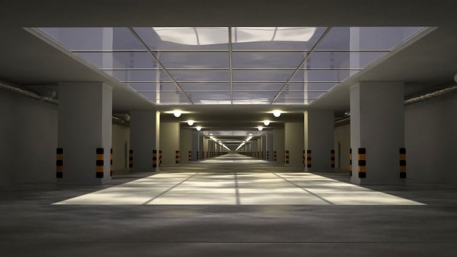 underground tunnel 3D Model .c4d .max .obj .3ds .fbx .stl .blend 