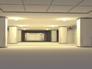 underground tunnel 3D Model
