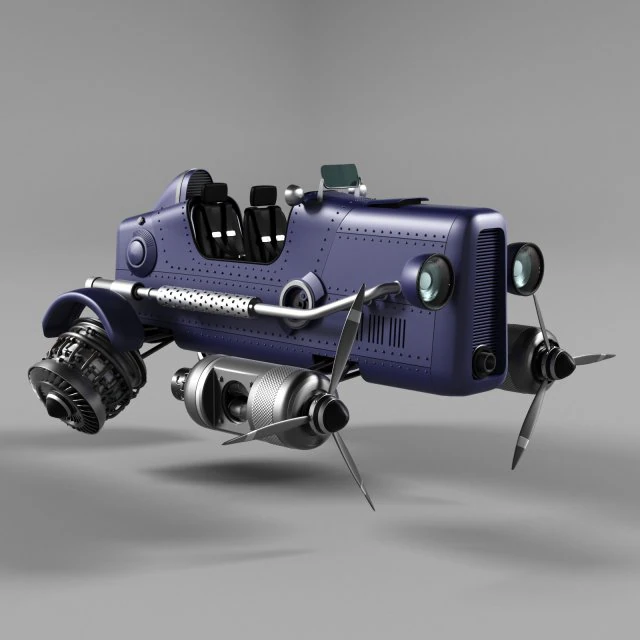 car-dragonfly 3D Model .c4d .max .obj .3ds .fbx .stl .blend 