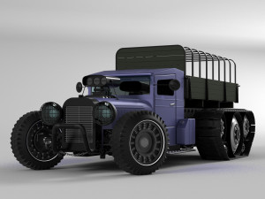 truck steampunk 3Dモデル