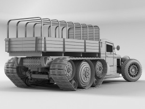 truck steampunk Modello 3D