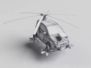 minicar-steampunk 3D Model