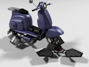 scooter steampunk 3D Model