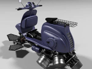 scooter steampunk 3D Model