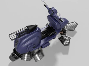 scooter steampunk 3D Model