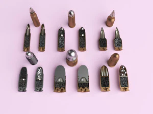 половина куль 3D Модель