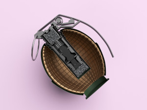 half of the bullets Modello 3D