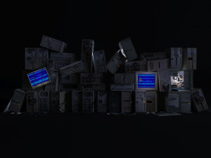 computer dump Model 3D