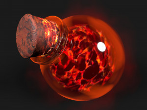 alchemy bottles 3D Model
