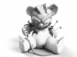 voodoo bear 3D Model