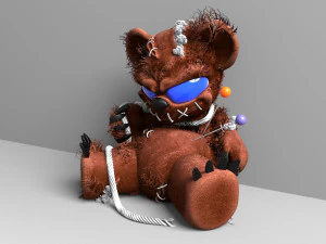 voodoo bear 3D Model