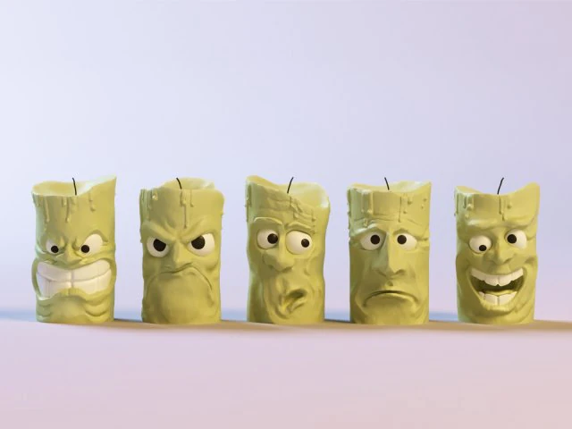 velas Modelo 3D .c4d .max .obj .3ds .fbx .stl .blend 