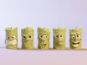candles 3D Model