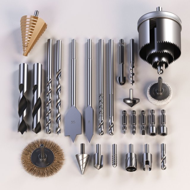 chisel Model 3D .c4d .max .obj .3ds .fbx .stl .blend 