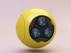 drone orange 3D Model