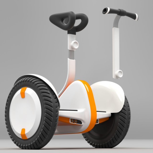 segway Model 3D .c4d .max .obj .3ds .fbx .stl .blend 