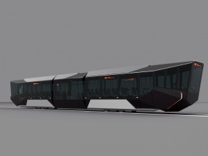 tram 3D Model