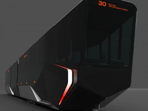 tram 3D Model