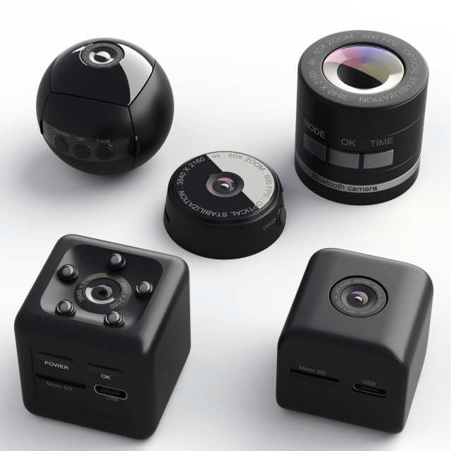 hidden camera 3D Model .c4d .max .obj .3ds .fbx .stl .blend 