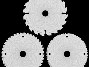 आरी 3D मॉडल