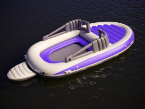 inflatable boat 3D Model