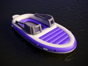 inflatable boat 3D-Modell