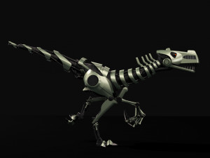 tirex robot toy - rigged - animation 3D मॉडल