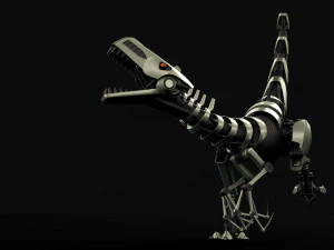 tirex robot toy - rigged - animation 3D Model