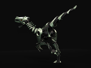 tirex robot toy - rigged - animation 3D मॉडल