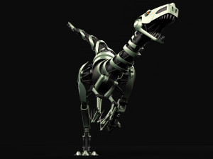 tirex robot toy - rigged - animation 3D मॉडल