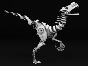 tirex robot toy - rigged - animation 3D मॉडल