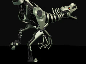 tirex robot toy - rigged - animation 3D Model