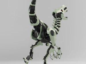 tirex robot toy - rigged - animation 3D Model