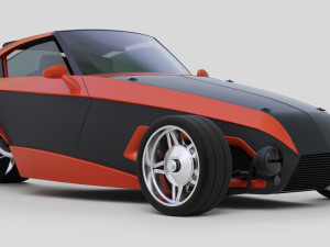 three wheeler 3D Model