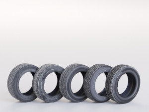 wheels low-poly 3D Model
